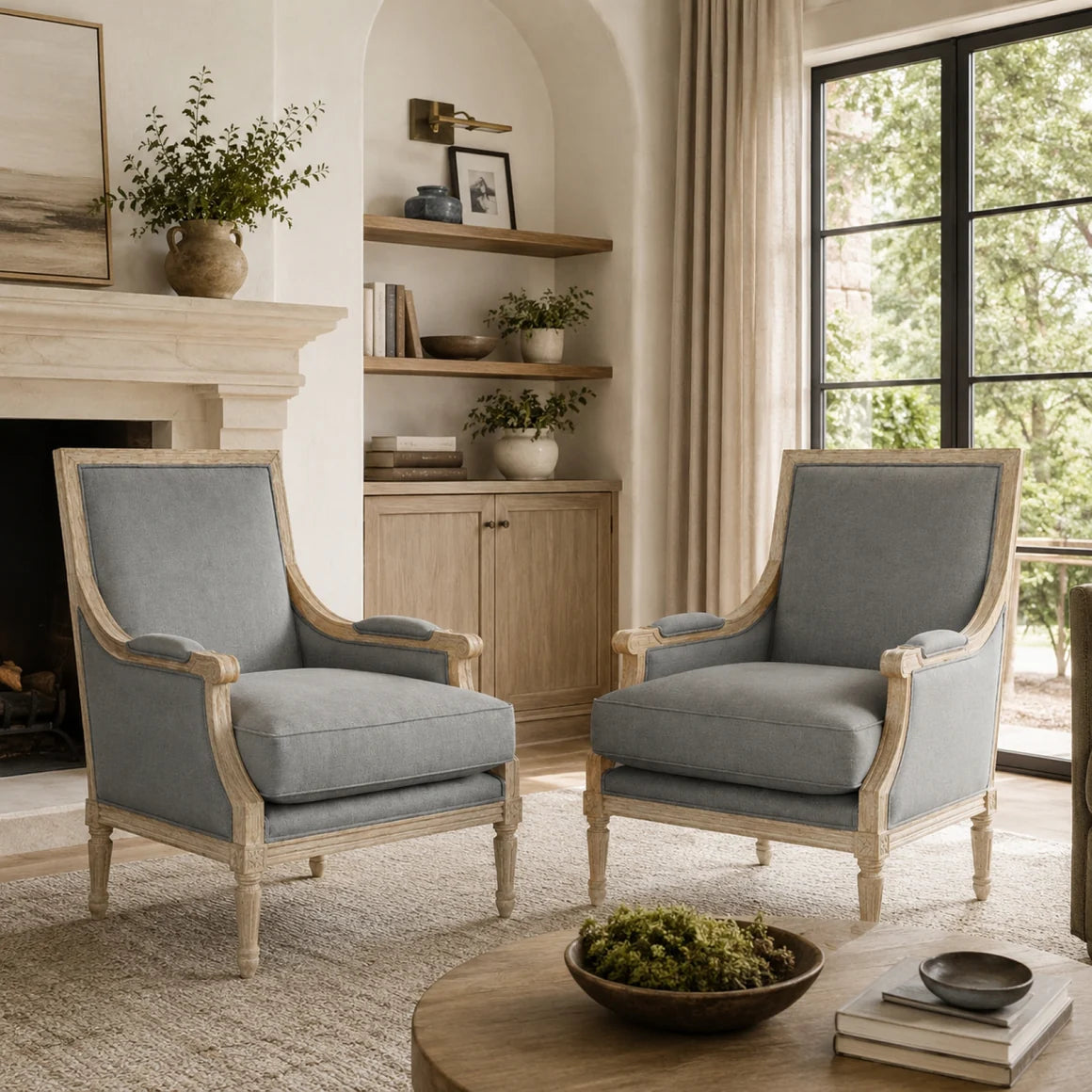 Zentique Louis Club Chair