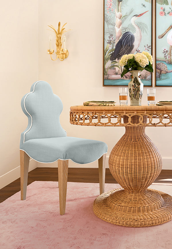 Worlds Away Adelaide Clover Dining Chair