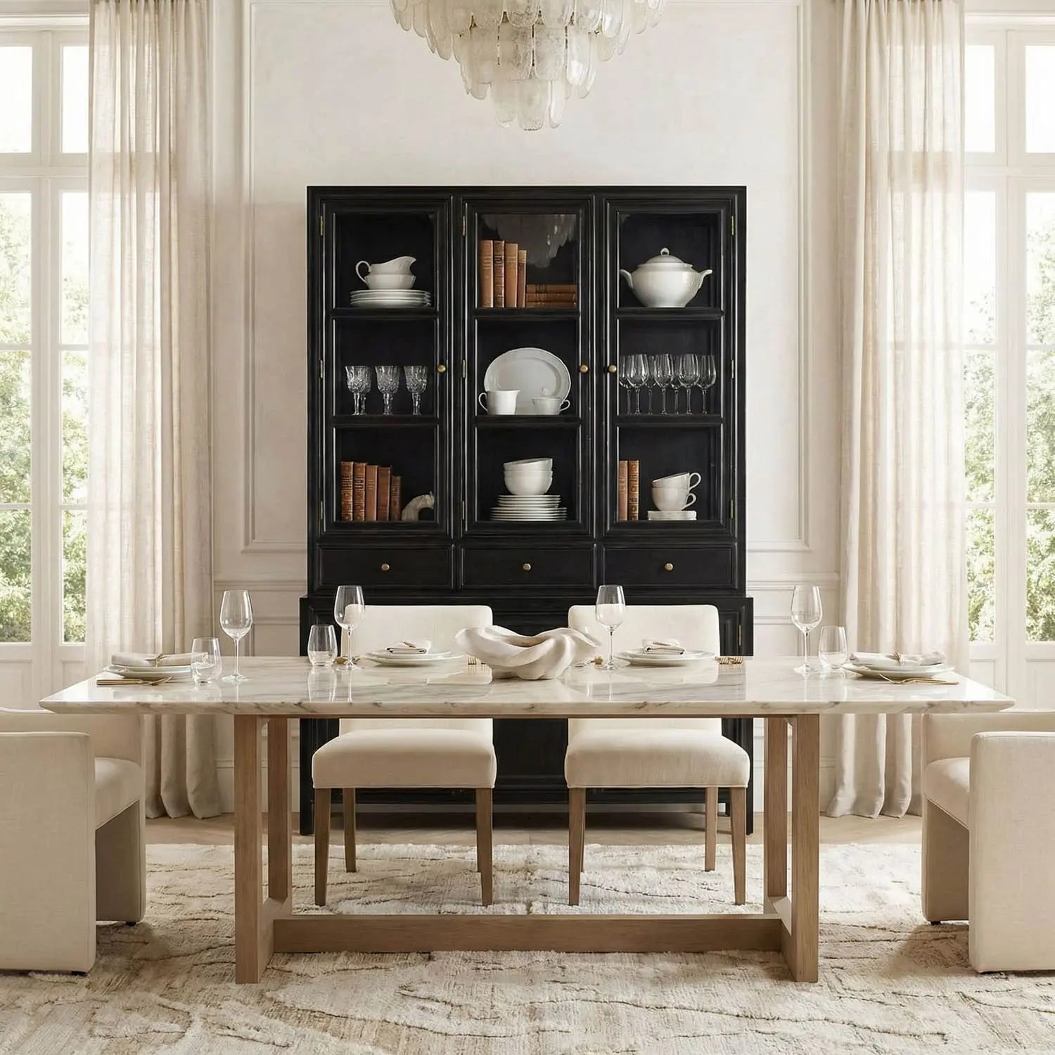 Noir Colonial Hutch