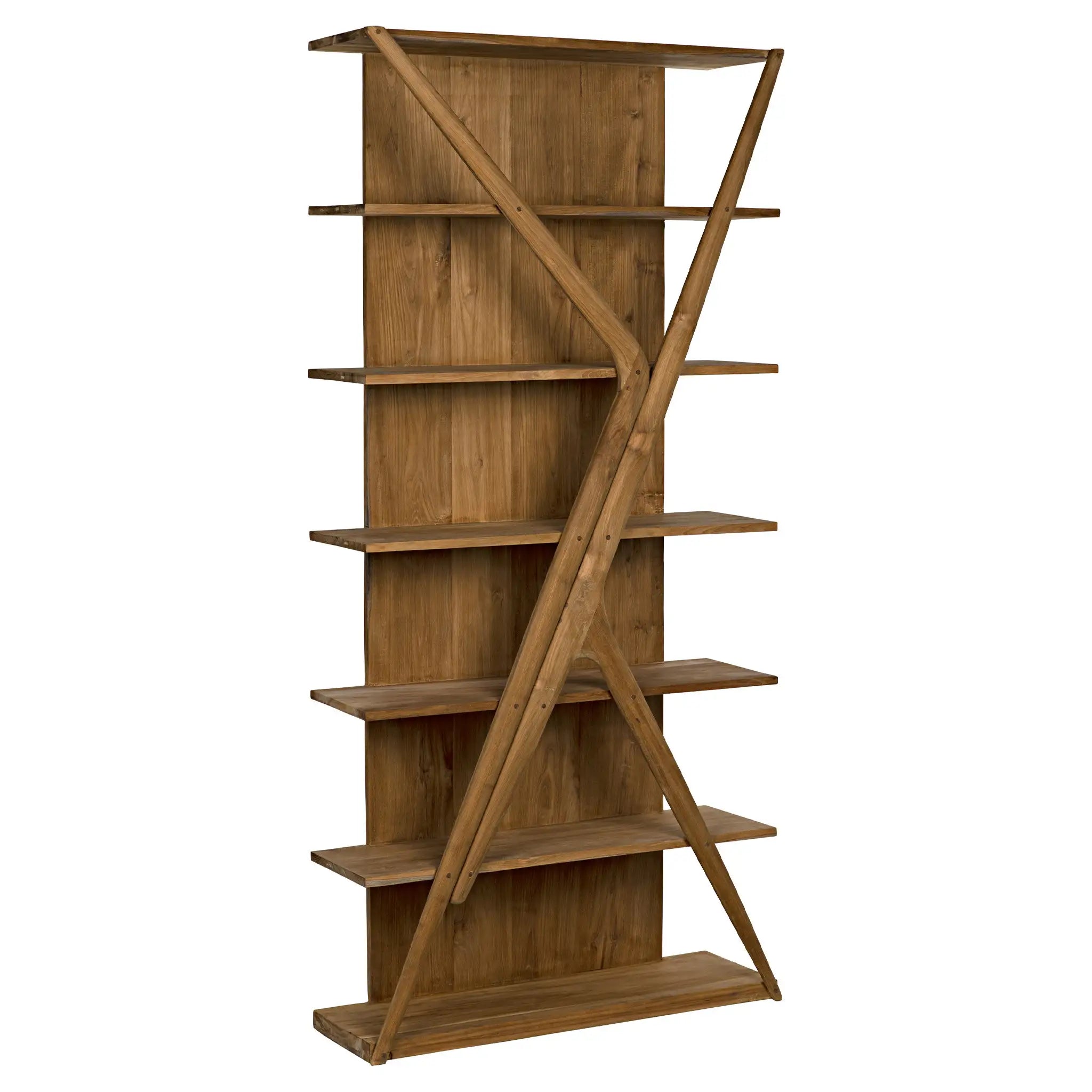 Noir Vetra Bookcase, Teak