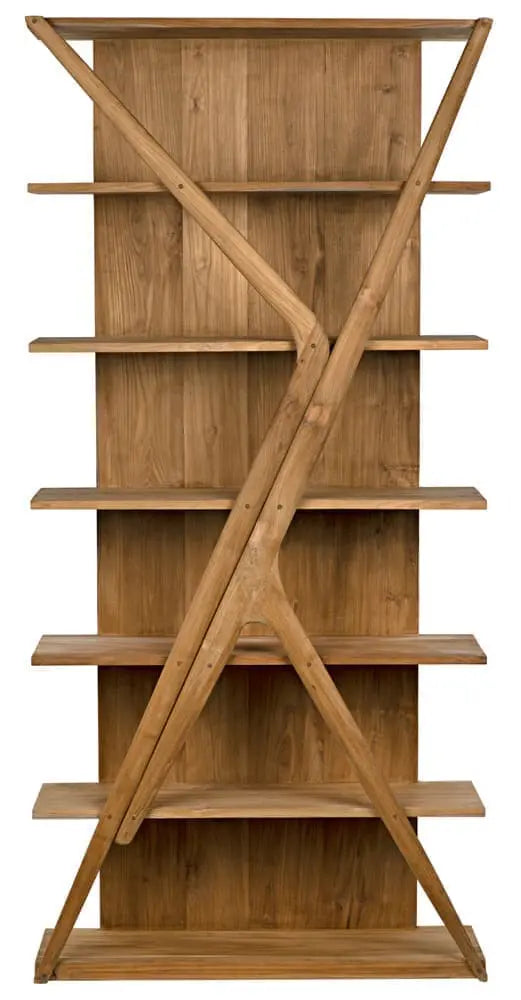 Noir Vetra Bookcase, Teak