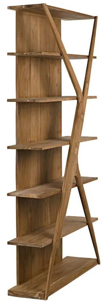 Noir Vetra Bookcase, Teak