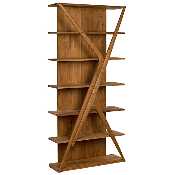 Noir Vetra Bookcase, Teak