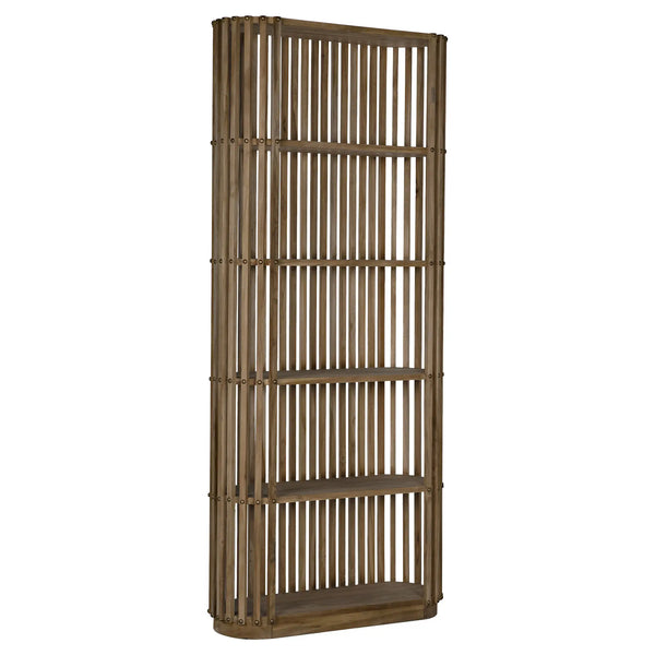 Noir Small Opal Bookcase, Teak