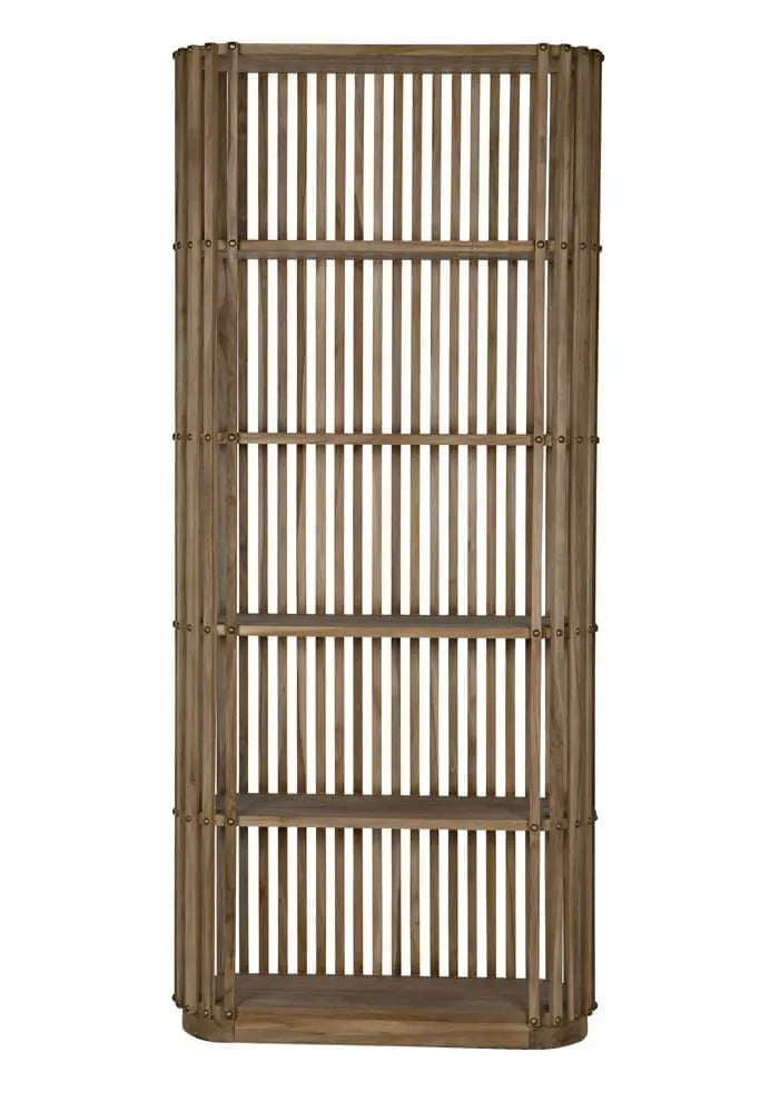 Noir Small Opal Bookcase, Teak