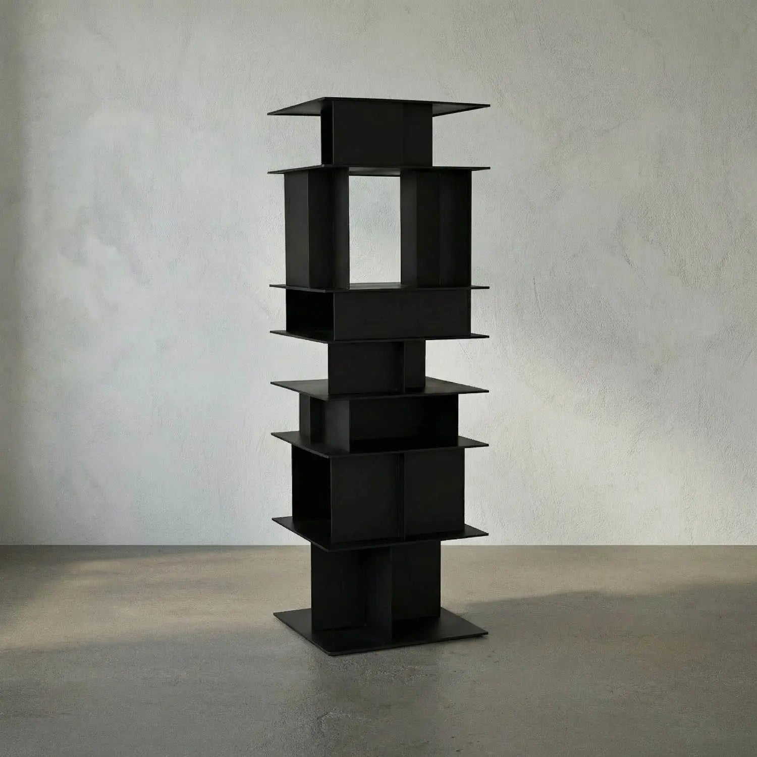 Noir Pisa Shelf, Black Steel
