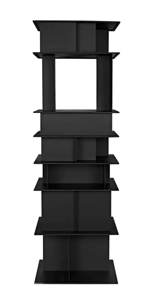 Noir Pisa Shelf, Black Steel