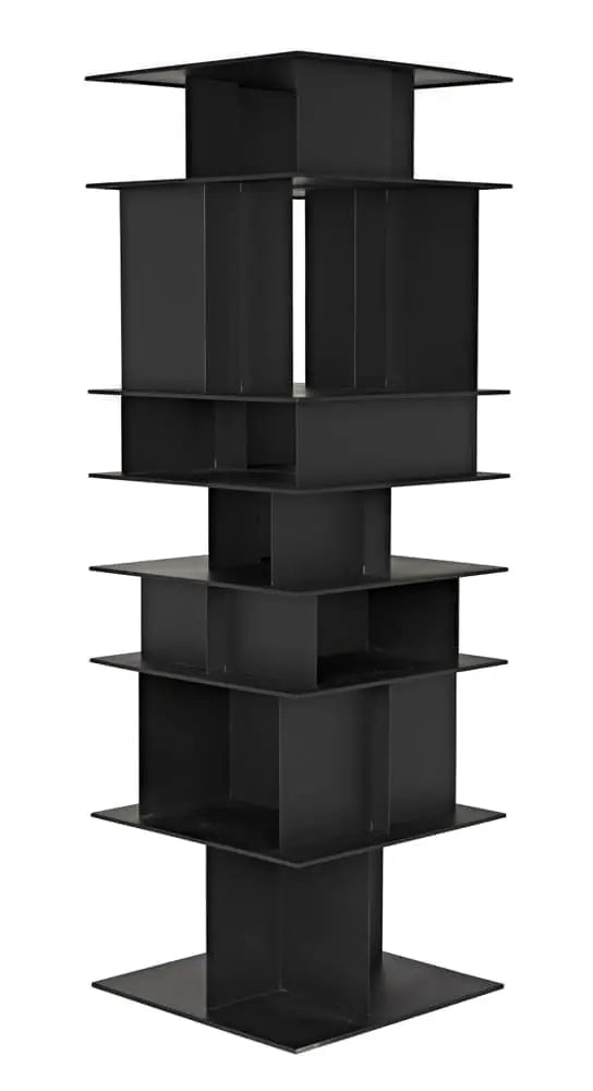 Noir Pisa Shelf, Black Steel
