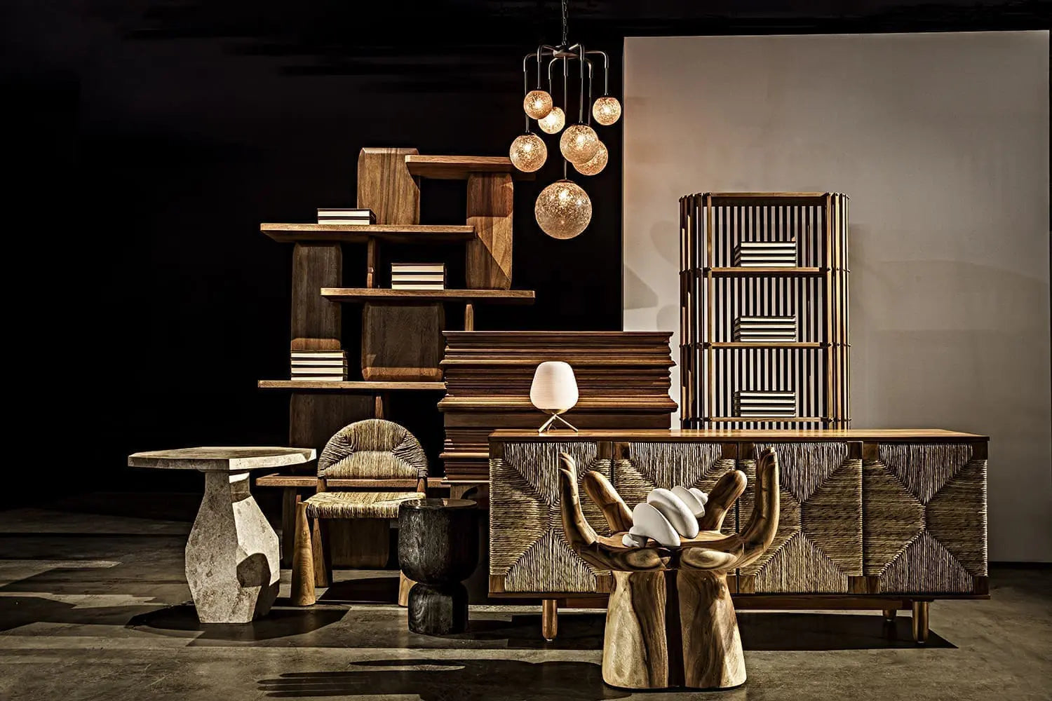 Noir Everest Bookcase