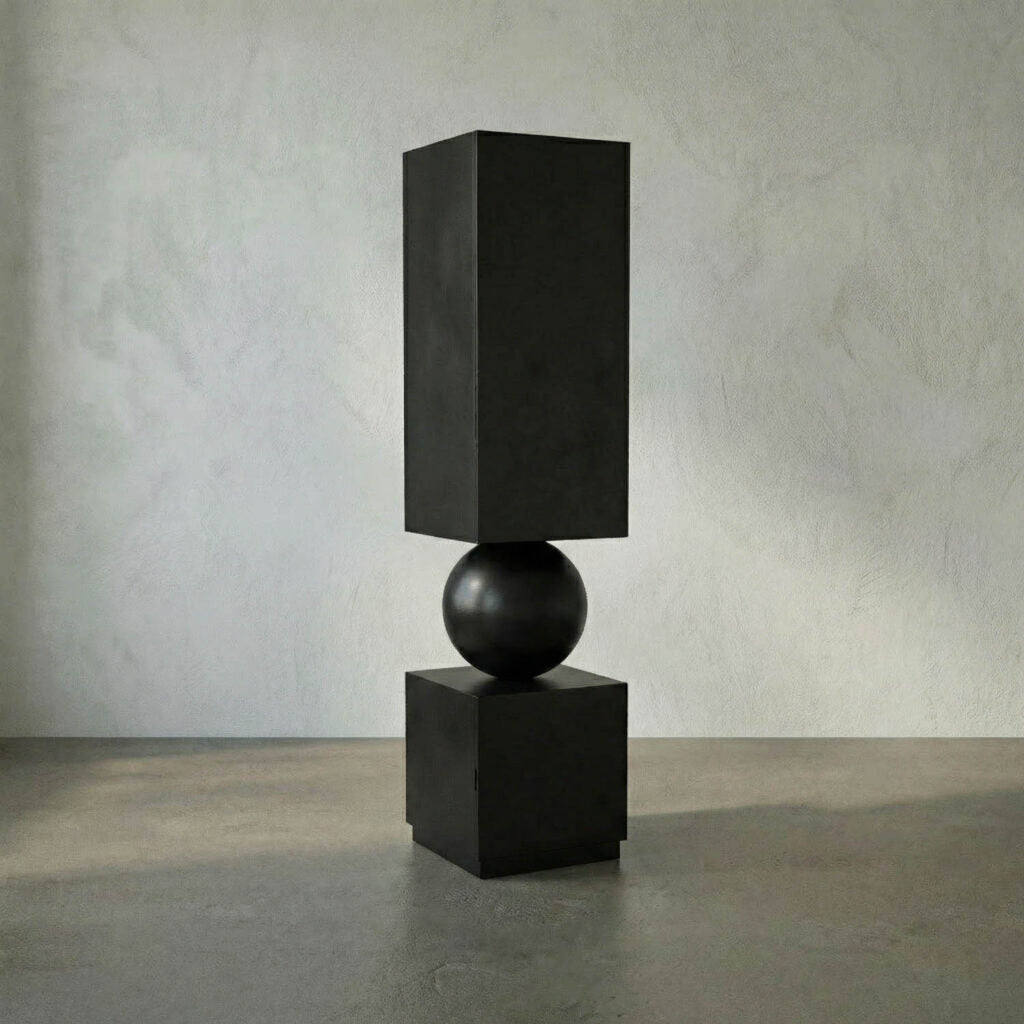Noir Pillar Cabinet