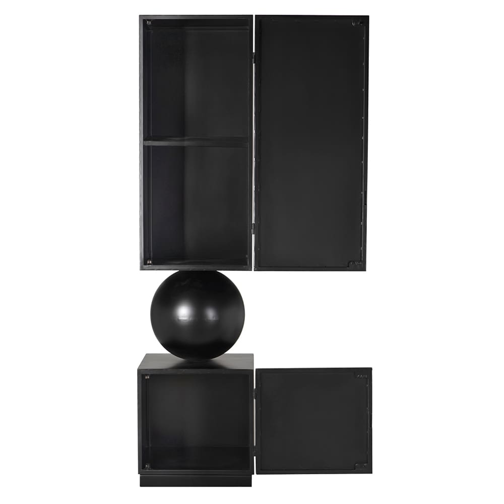 Noir Pillar Cabinet