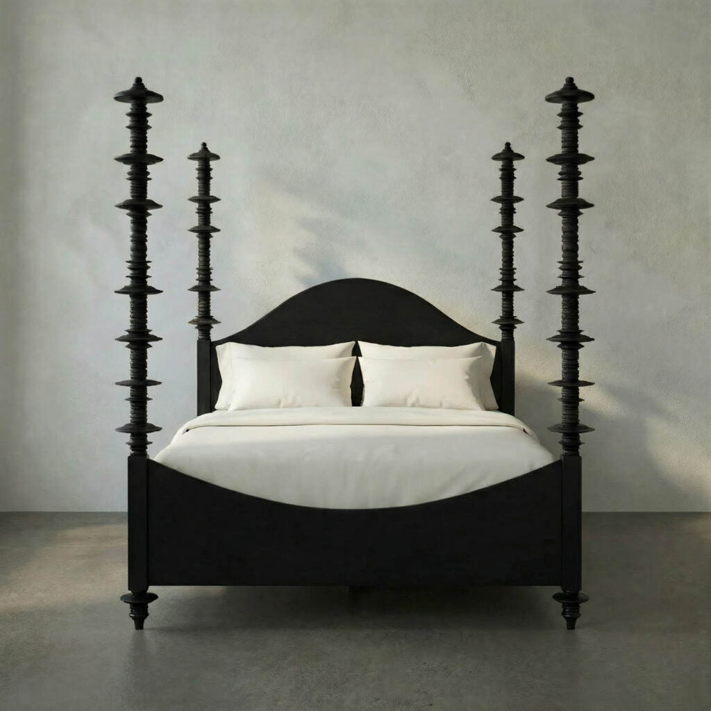 Noir Ferret Bed, Queen