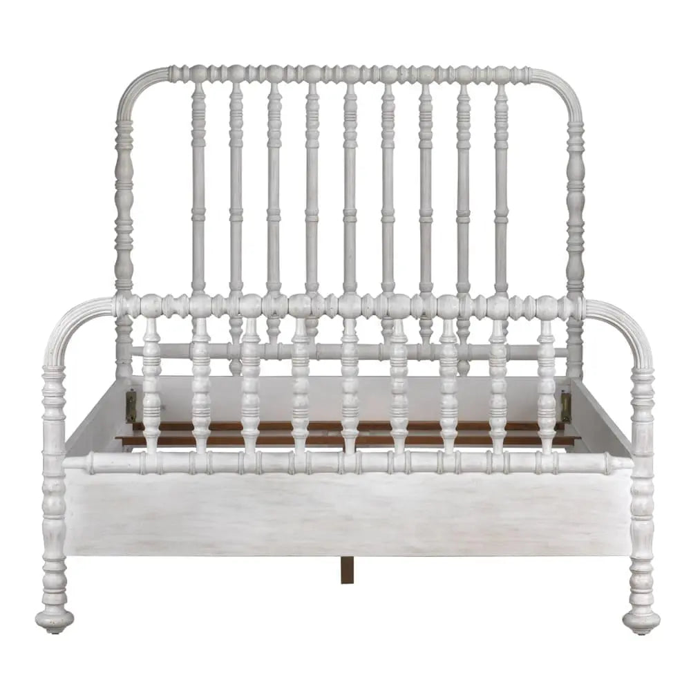 Noir Bachelor Bed, Queen, White Wash