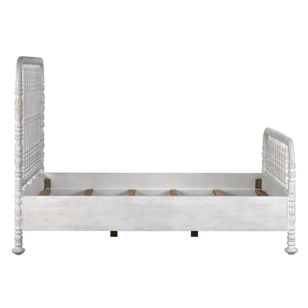 Noir Bachelor Bed, Queen, White Wash