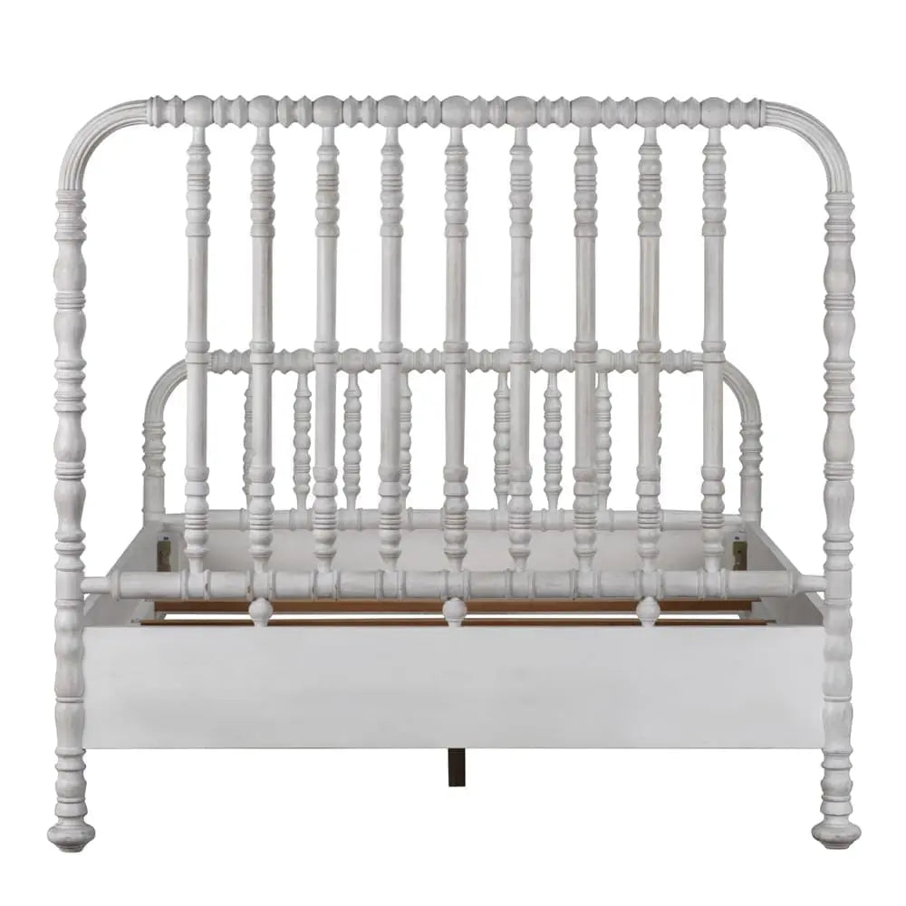 Noir Bachelor Bed, Queen, White Wash