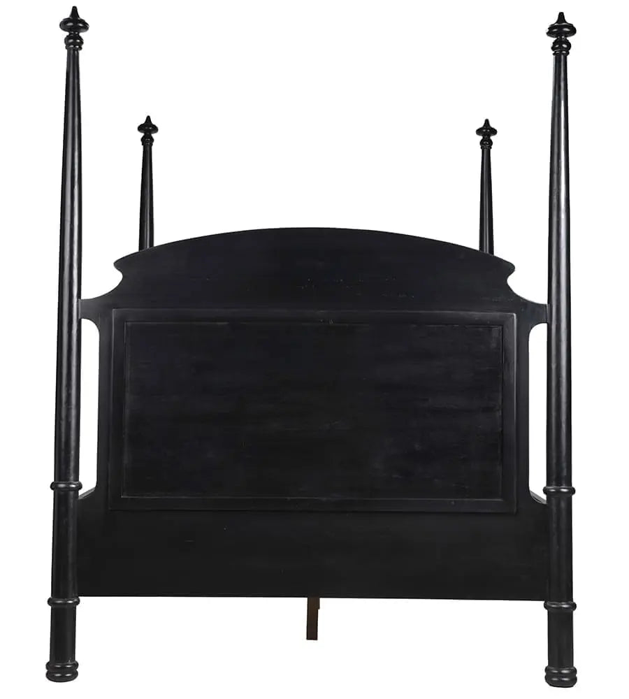 Noir New Douglas Bed, Queen, Hand Rubbed Black