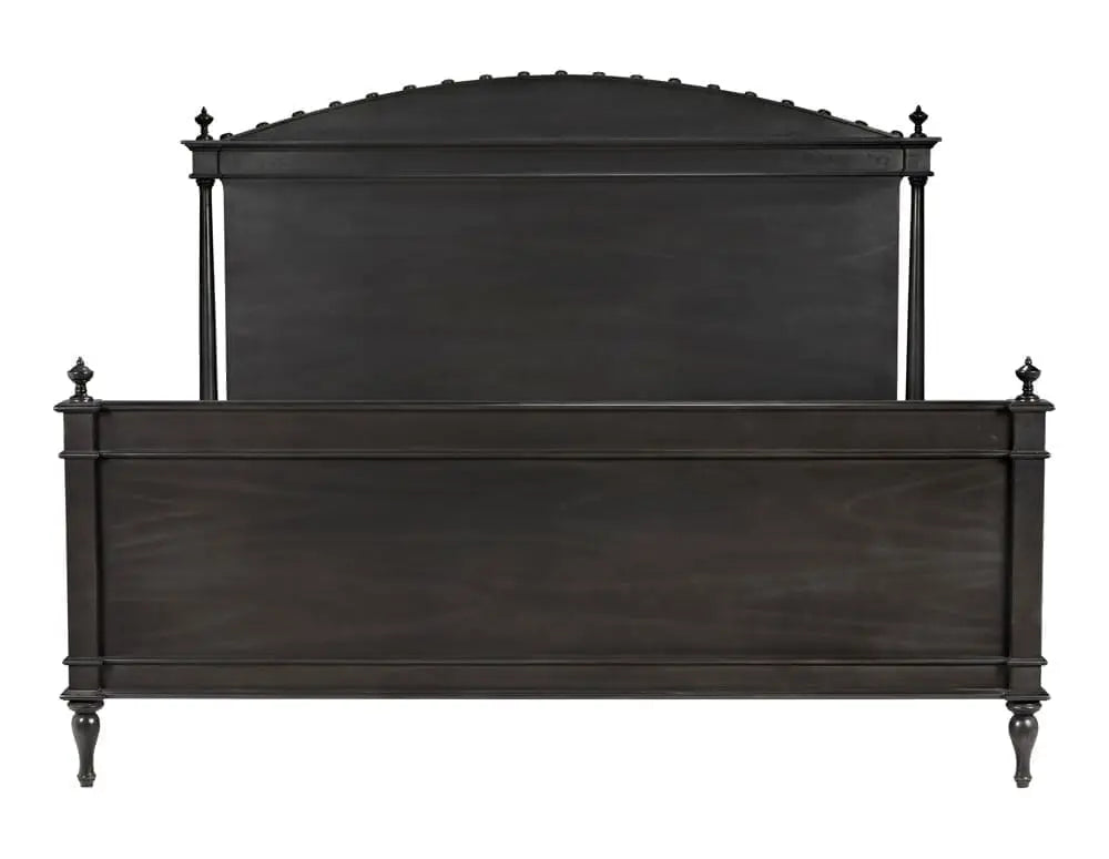Noir Owen Bed in Pale Mahogany