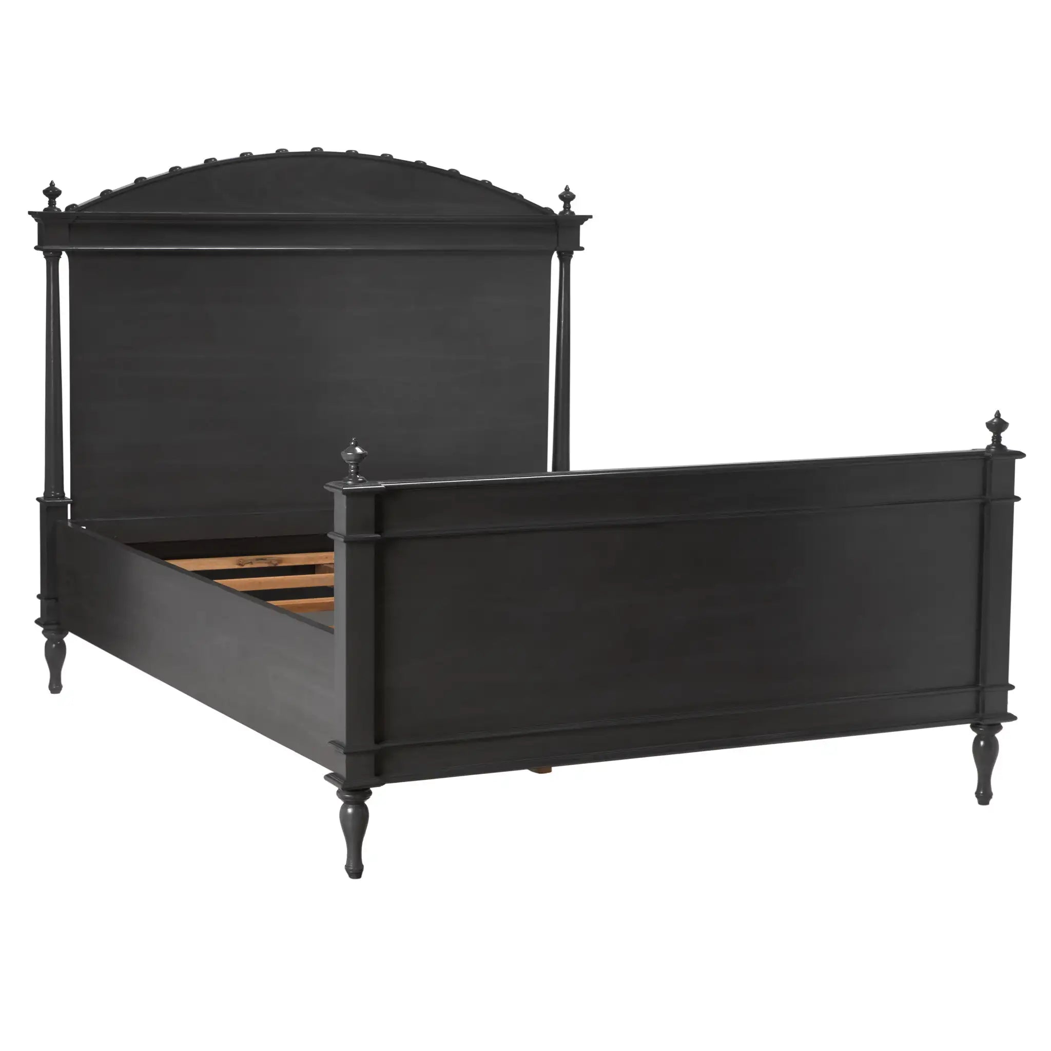 Noir Owen Bed in Pale Mahogany