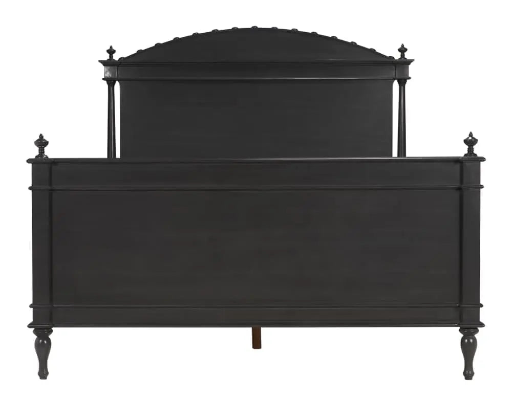 Noir Owen Bed in Pale Mahogany