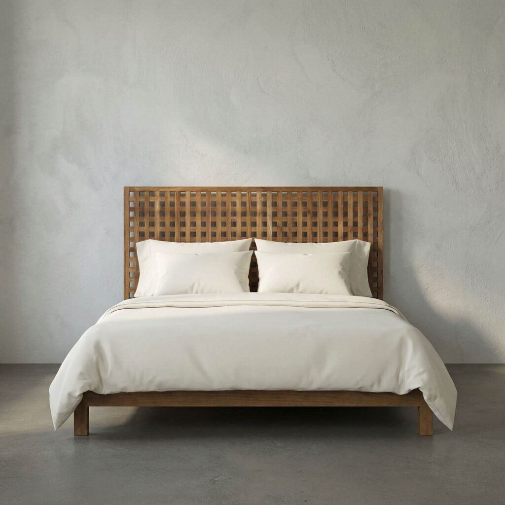 Noir Quinnton Bed, Queen, Teak