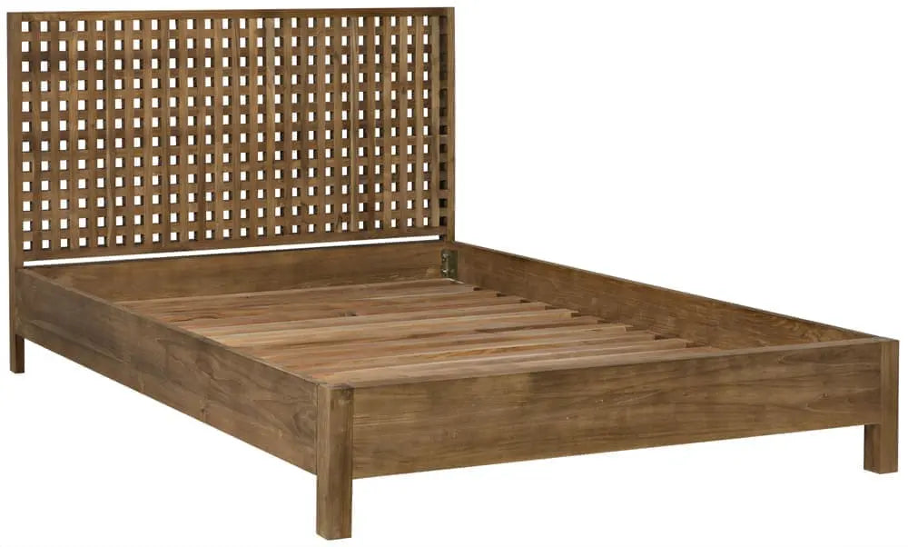 Noir Quinnton Bed, Queen, Teak
