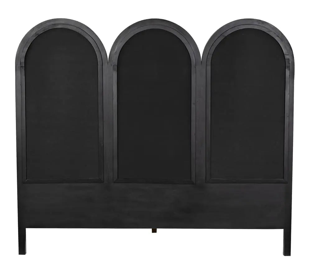 Noir Arch Bed, Eastern King, Pale