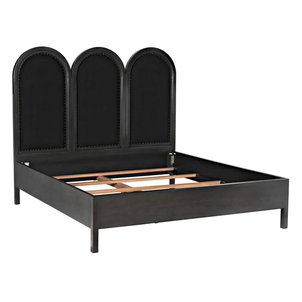 Noir Arch Bed, Eastern King, Pale
