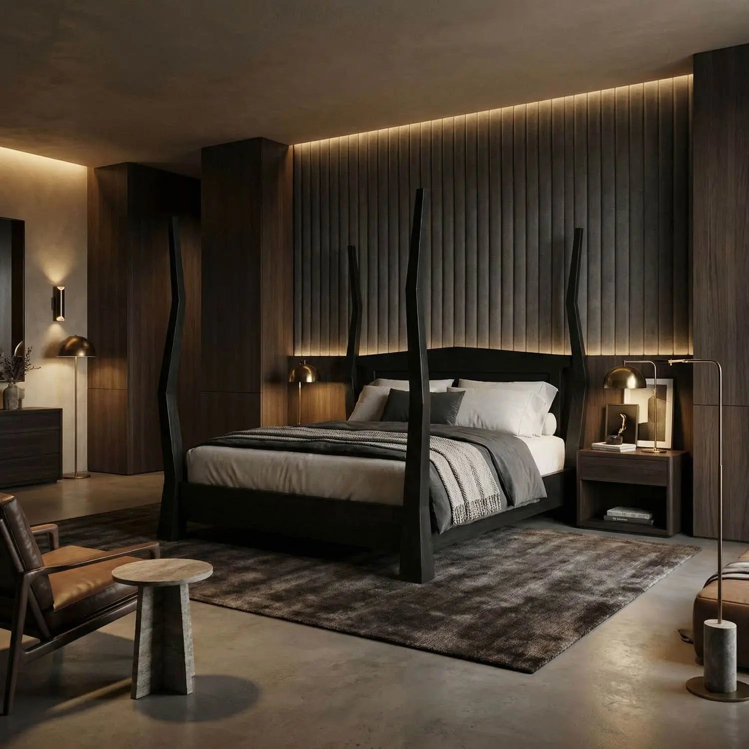 Noir Patras Bed