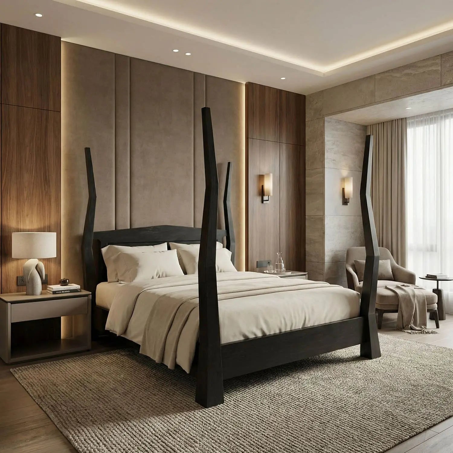 Noir Patras Bed