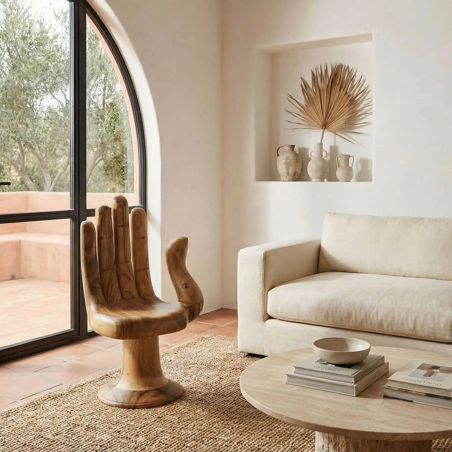 Noir Buddha Chair, Teak
