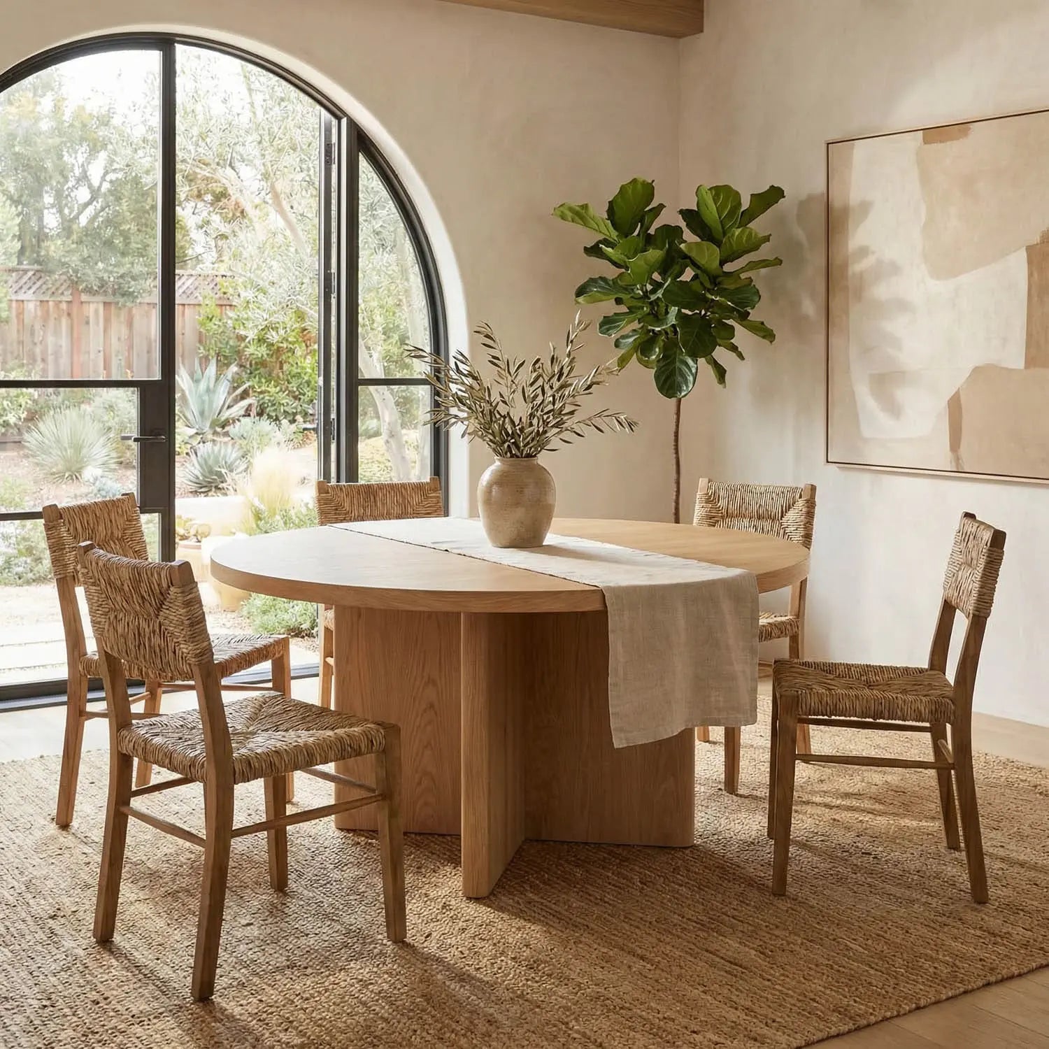 Noir Faley Chair, Teak With Woven