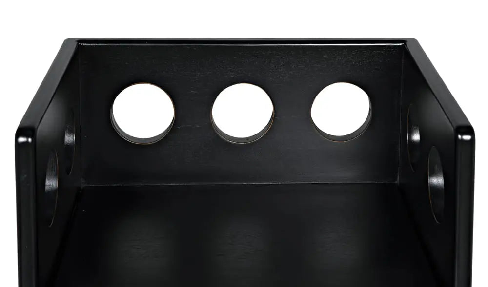 Noir Elton Chair, Hand Rubbed Black