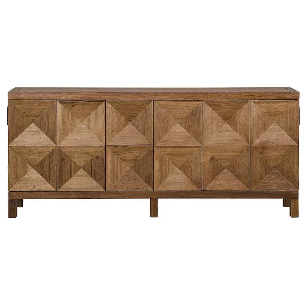 Noir Quadrant 3 Door Sideboard