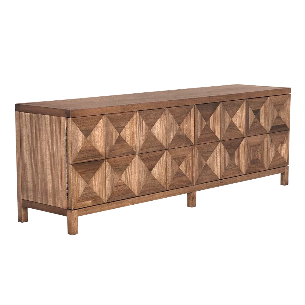 Noir Quadrant 4 Door Sideboard