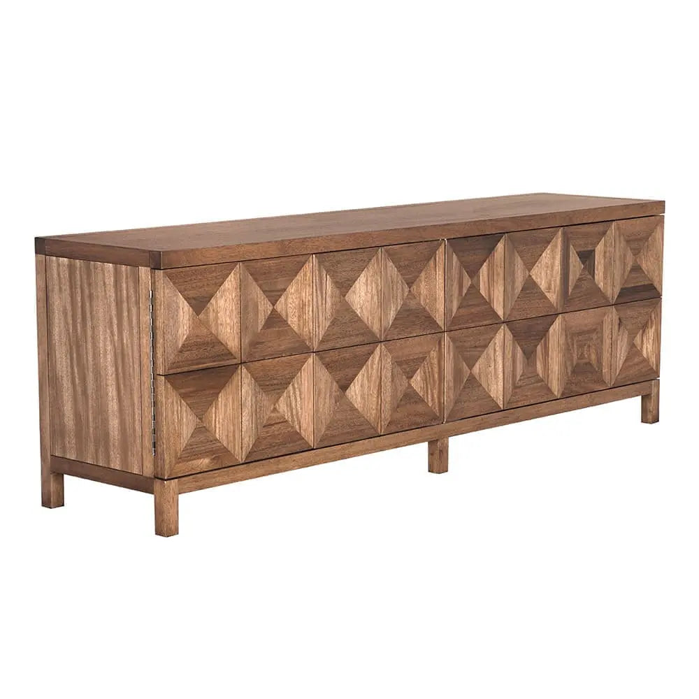Noir Quadrant 4 Door Sideboard