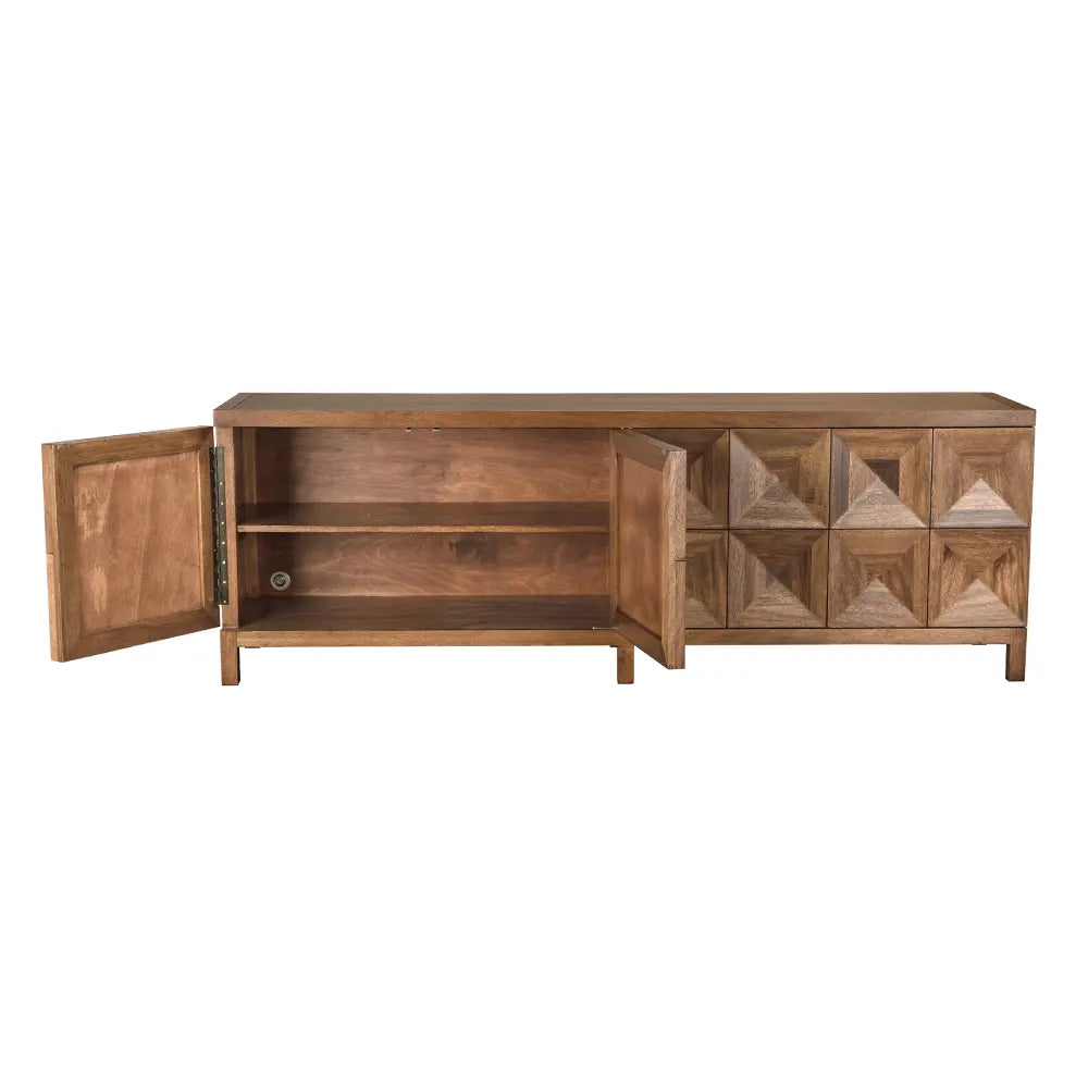 Noir Quadrant 4 Door Sideboard