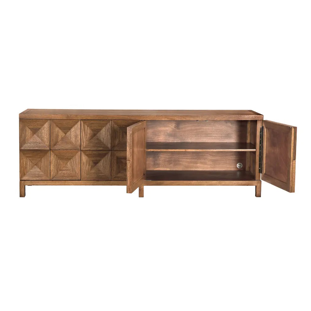 Noir Quadrant 4 Door Sideboard