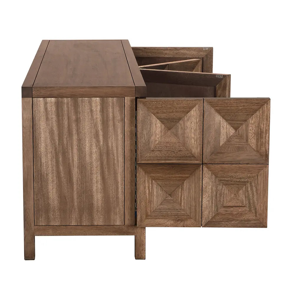 Noir Quadrant 4 Door Sideboard