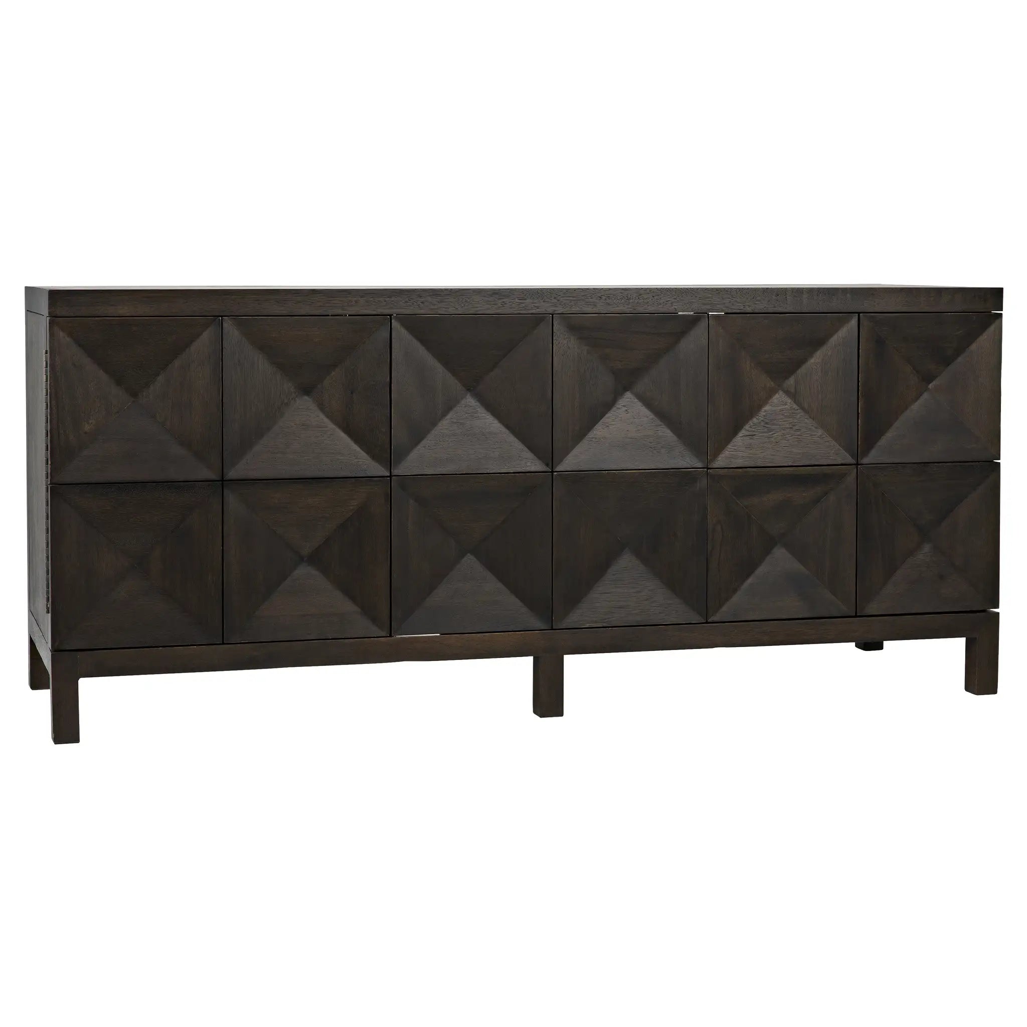 Noir Quadrant 3 Door Sideboard
