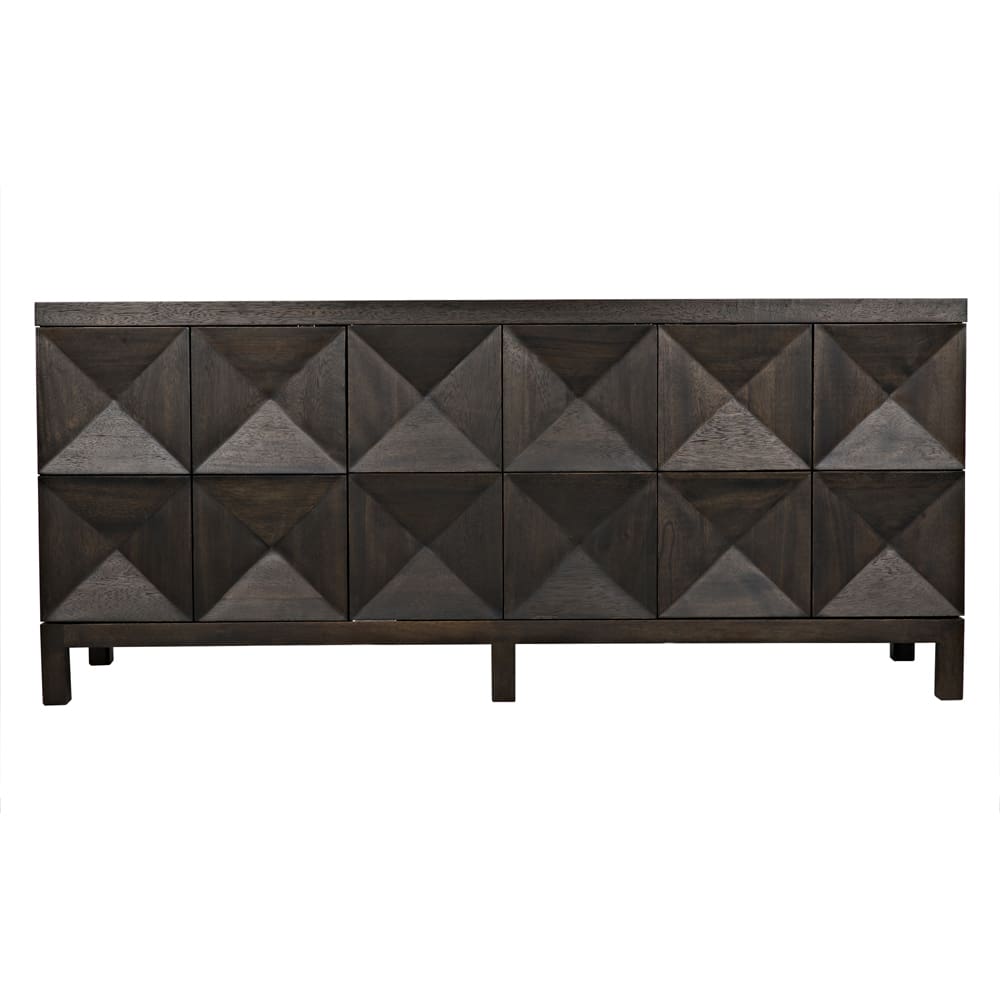 Noir Quadrant 3 Door Sideboard