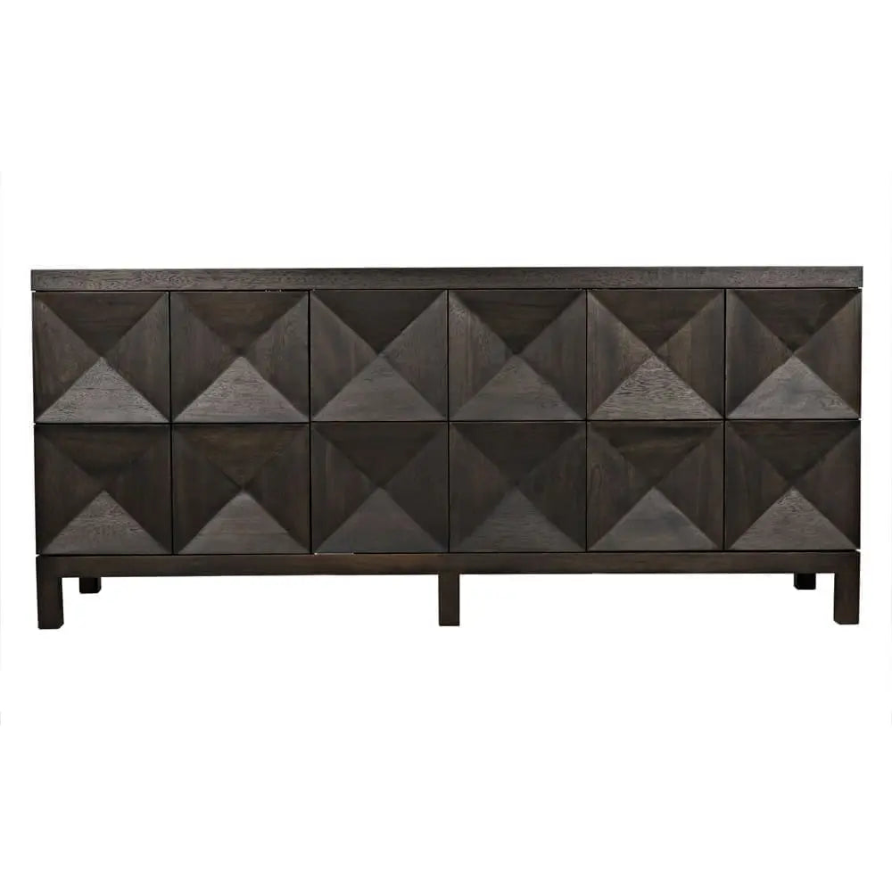 Noir Quadrant 3 Door Sideboard