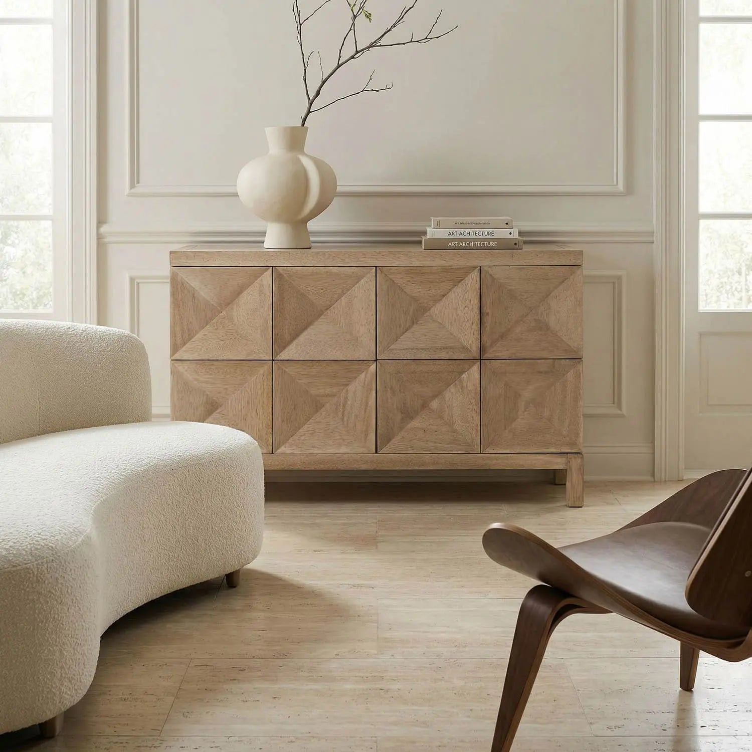 Noir Quadrant 2 Door Sideboard