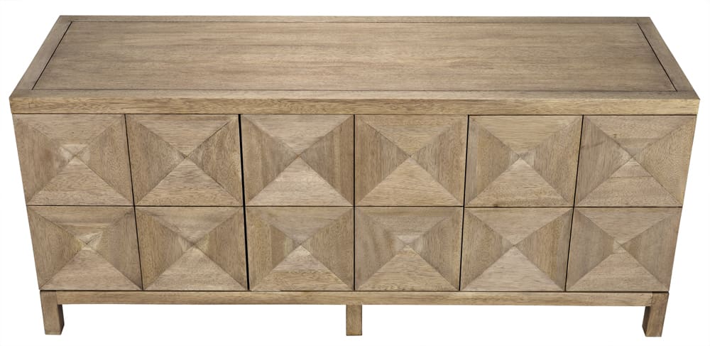 Noir Quadrant 3 Door Sideboard