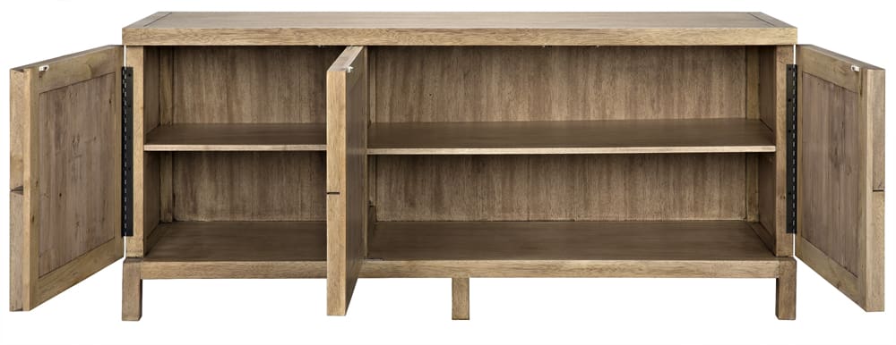 Noir Quadrant 3 Door Sideboard