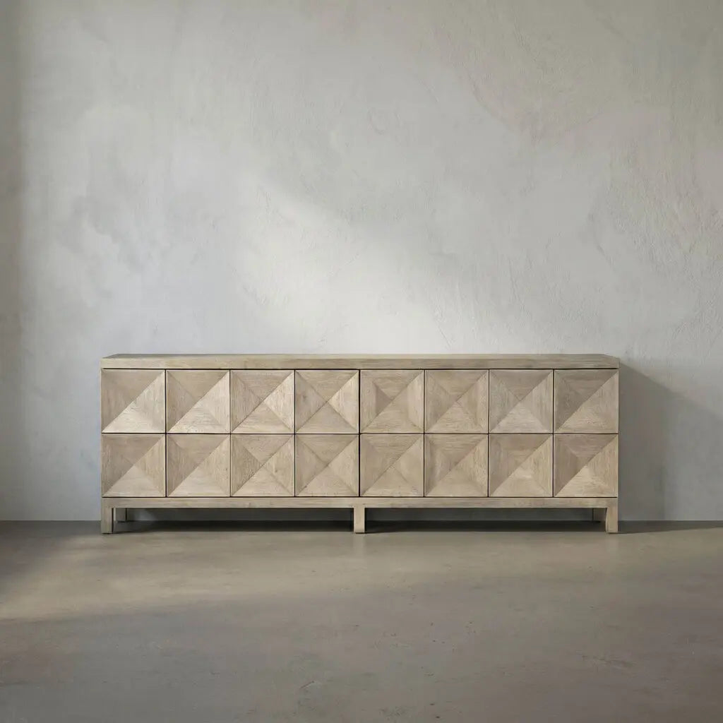 Noir Quadrant 4 Door Sideboard