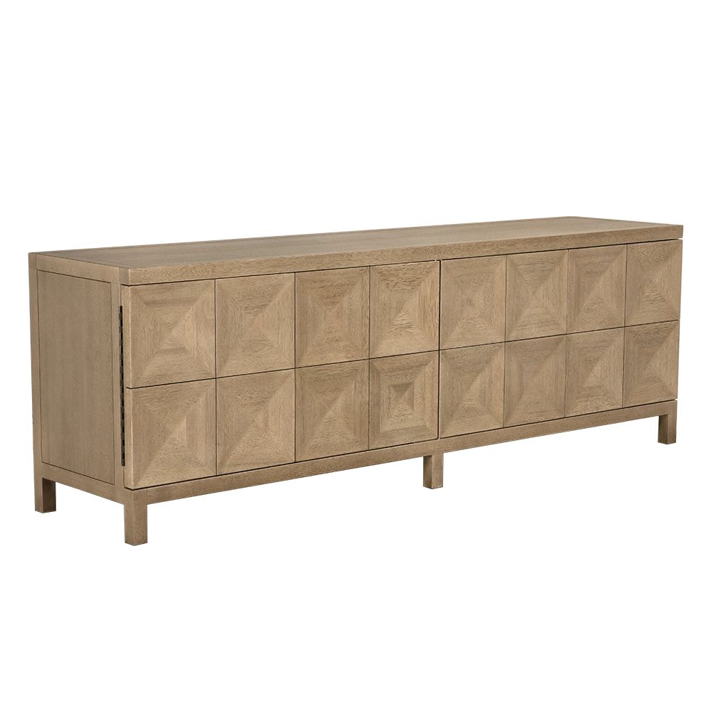 Noir Quadrant 4 Door Sideboard
