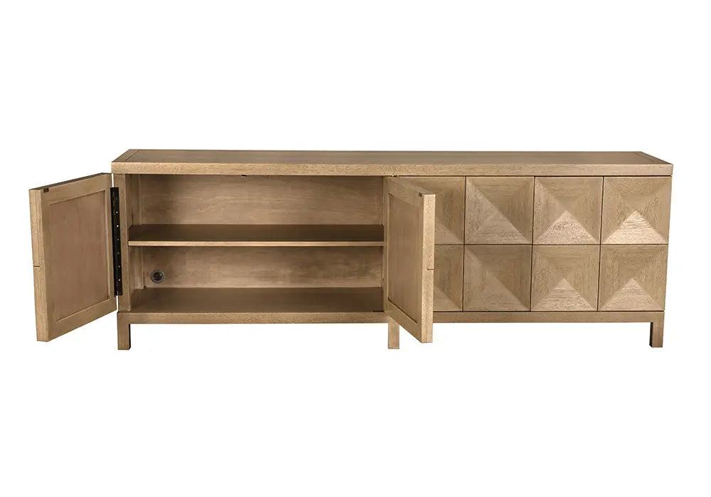 Noir Quadrant 4 Door Sideboard