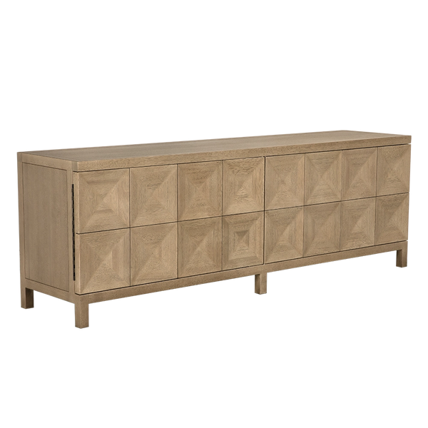 Noir Quadrant 4 Door Sideboard