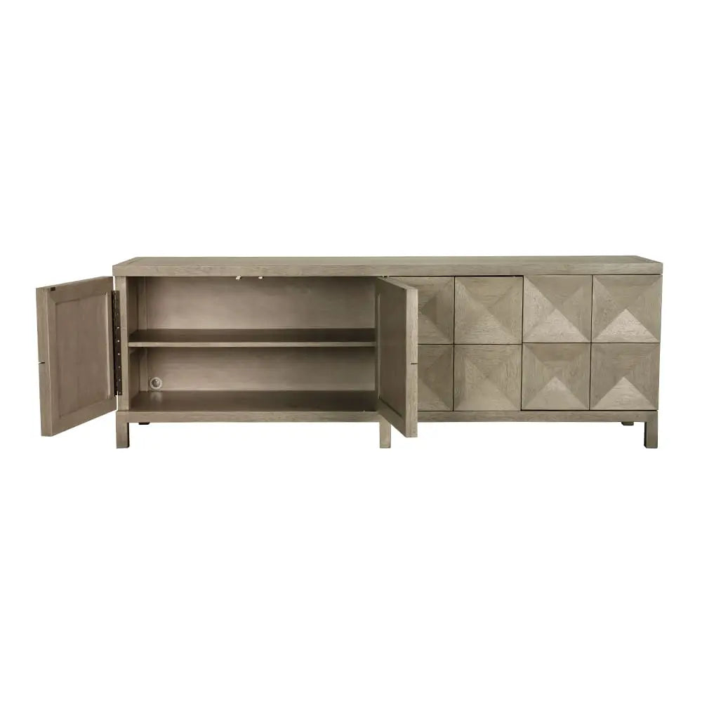 Noir Quadrant 4 Door Sideboard