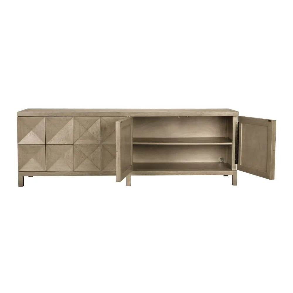 Noir Quadrant 4 Door Sideboard